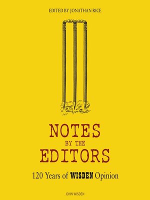 cover image of Notes by the Editors
